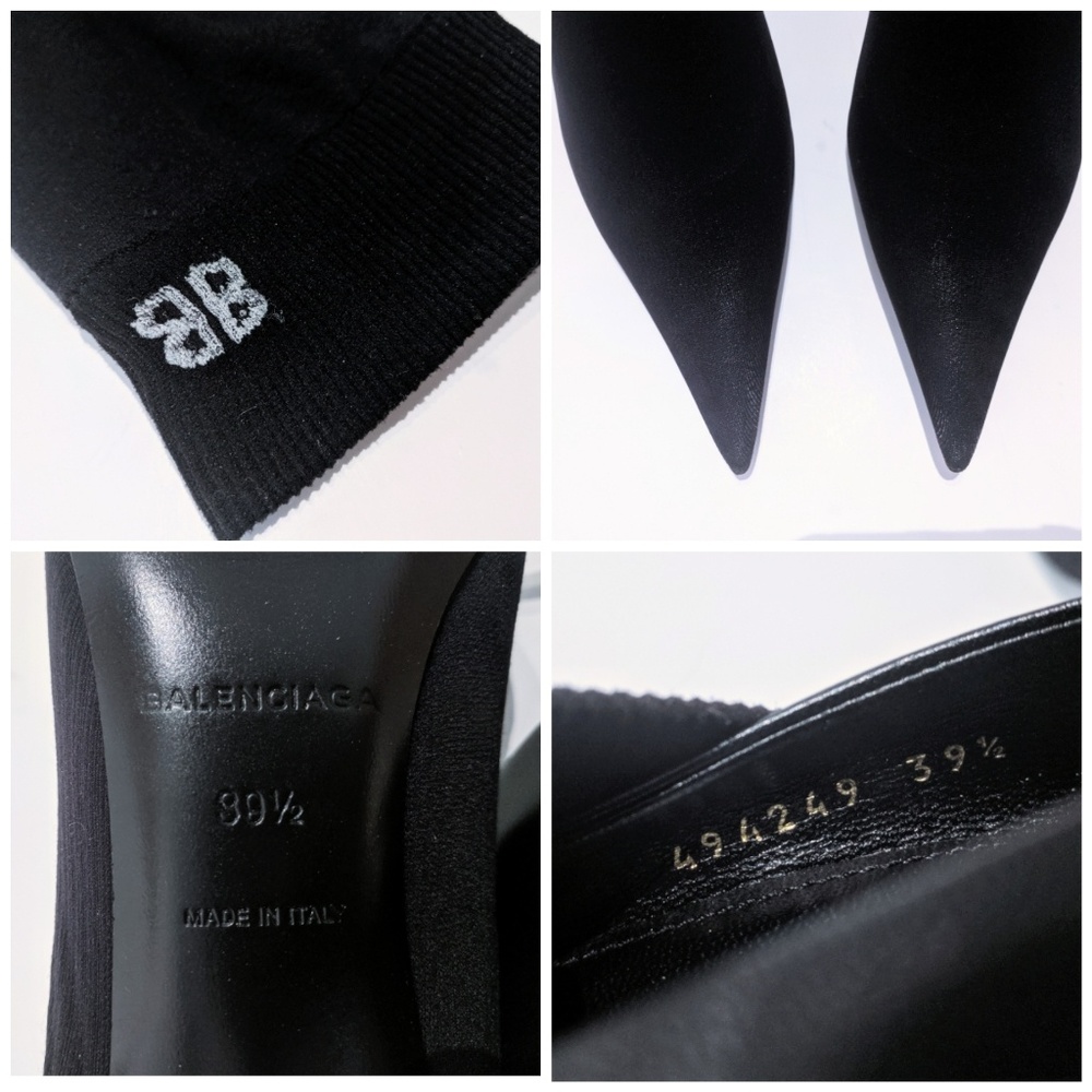 SOLD!🤩BALENCIAGA🤩Knife Jersey Sock Boots - Picture 5 of 8